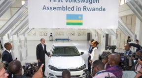 Volkswagen opens car assembly plant in Kigali